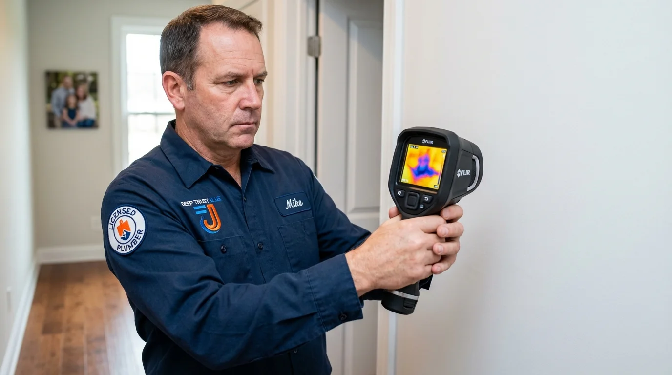 Thermal imaging leak detection by Johns Plumbing LLC in Tehachapi